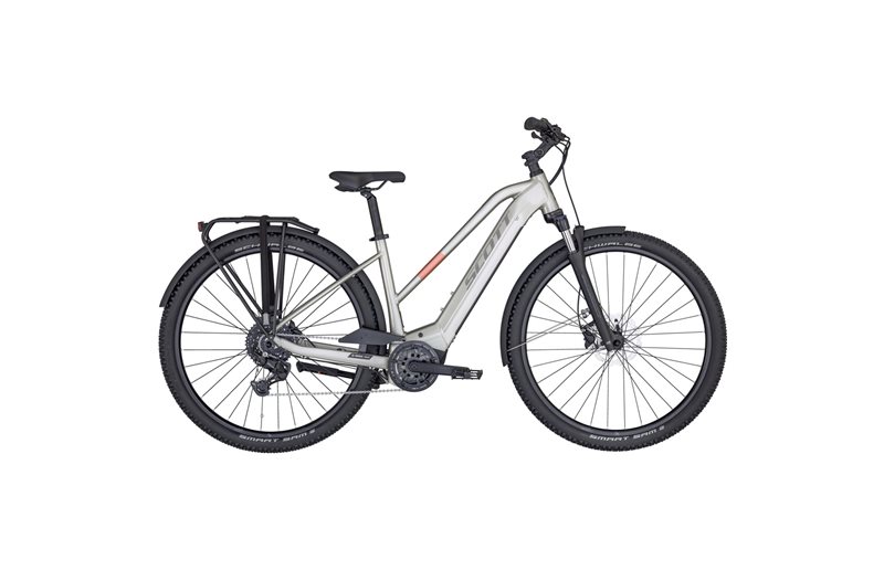 Elcykel hybrid Scott Sub Cross eRIDE 30 Lady EQ Stainless Beige