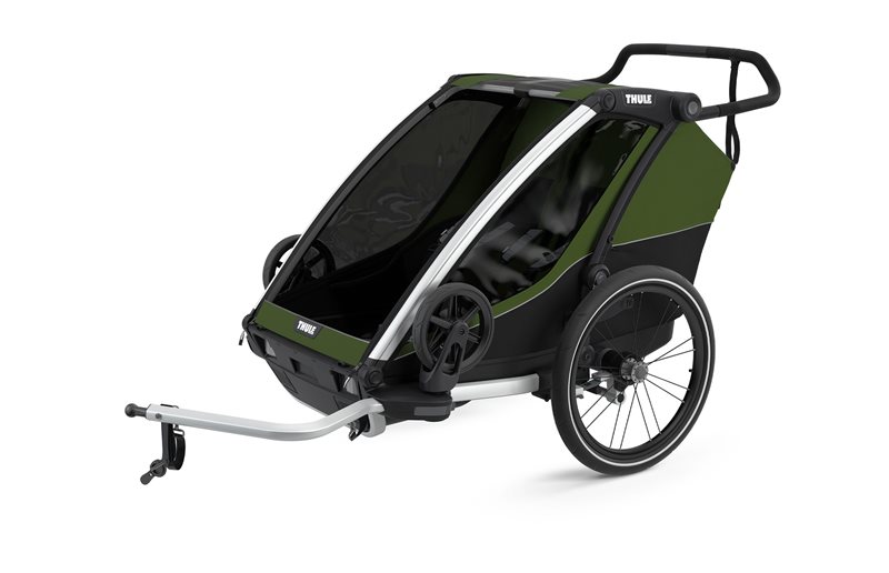 Pyöräkärry Thule Chariot Cab Double Cypressgreen