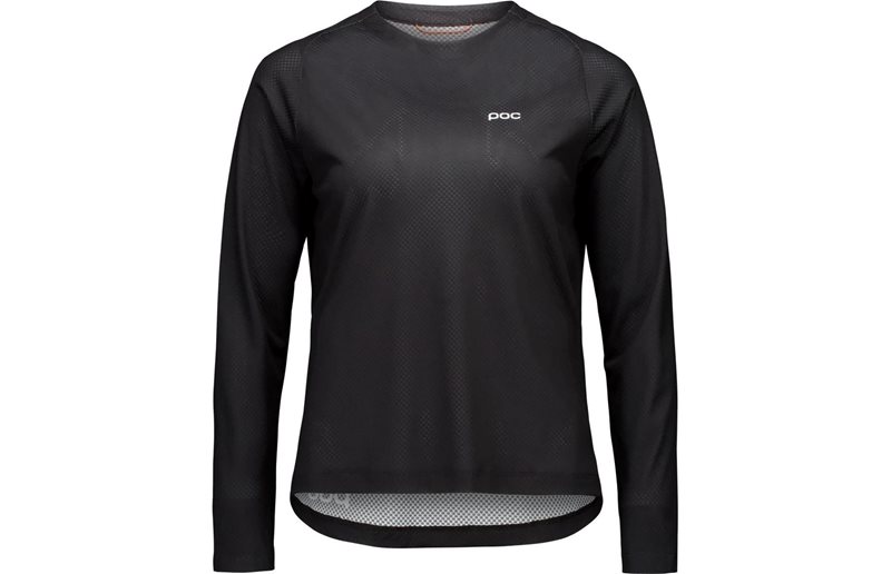 Cykeltrøje POC W's Motion Air L/S Jersey Uranium Black