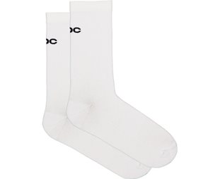 Cykelstrømper POC Cadence Road Long Socks Hydrogen White