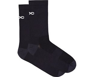Pyöräilysukat POC Cadence Road Long Socks Uranium Black