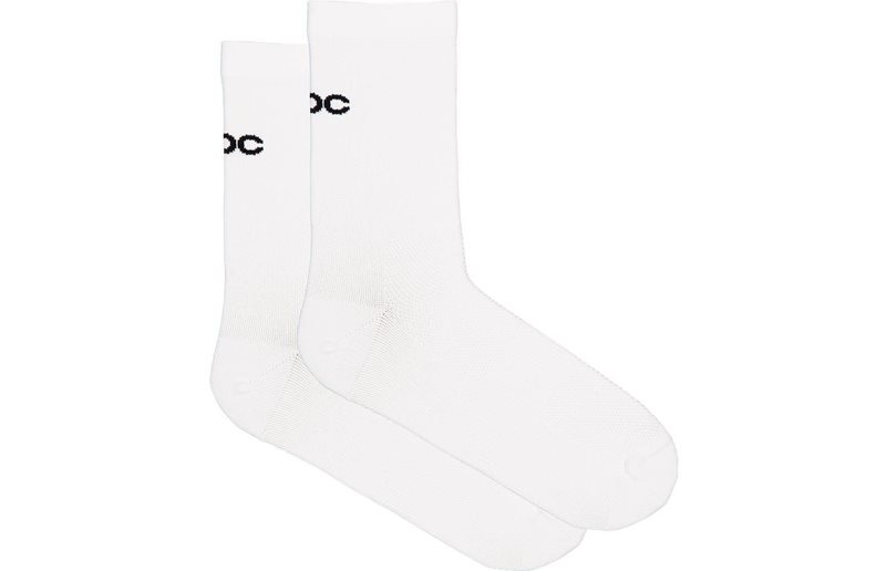 Pyöräilysukat POC Cadence Road Socks Hydrogen White