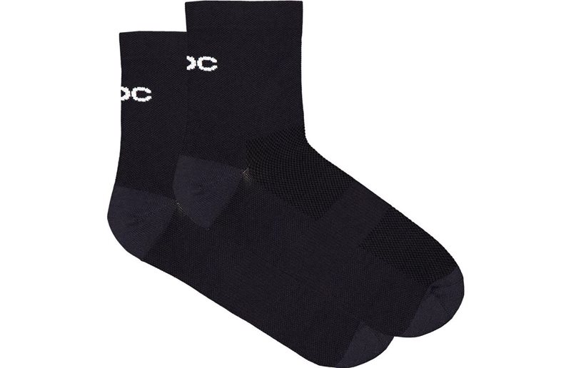 Cykelstrumpor POC Cadence Road Short Socks Uranium Black