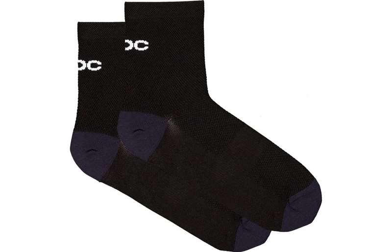 Cykelstrumpor POC Cadence Road Air Socks Uranium Black