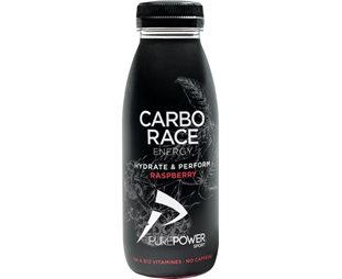 Sportdryck PurePower Carbo Race Energy 330 ml Raspberry