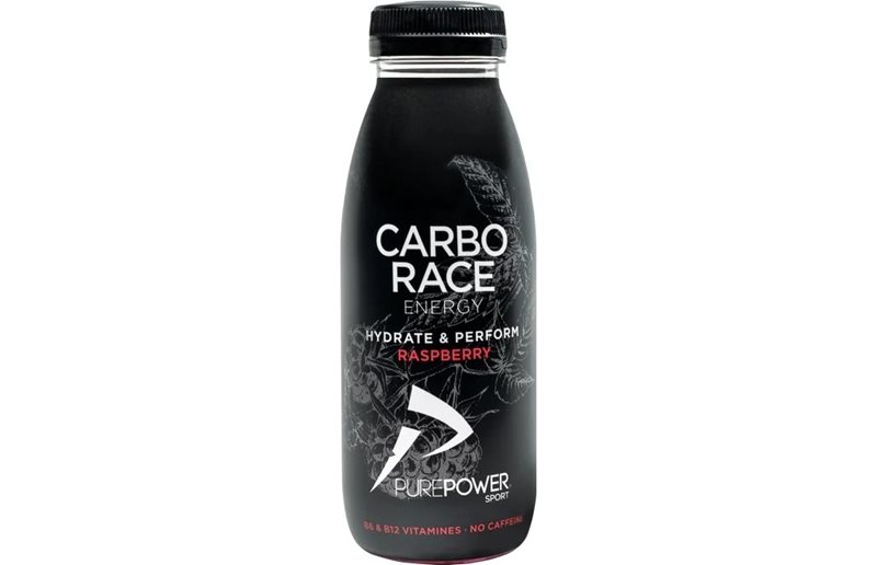 Sportdryck PurePower Carbo Race Energy 330 ml Raspberry
