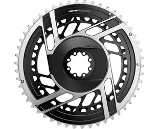 Forgaffel Sram Red E1 2x Non-Powermeter Chainring Kit Sort/Sølv