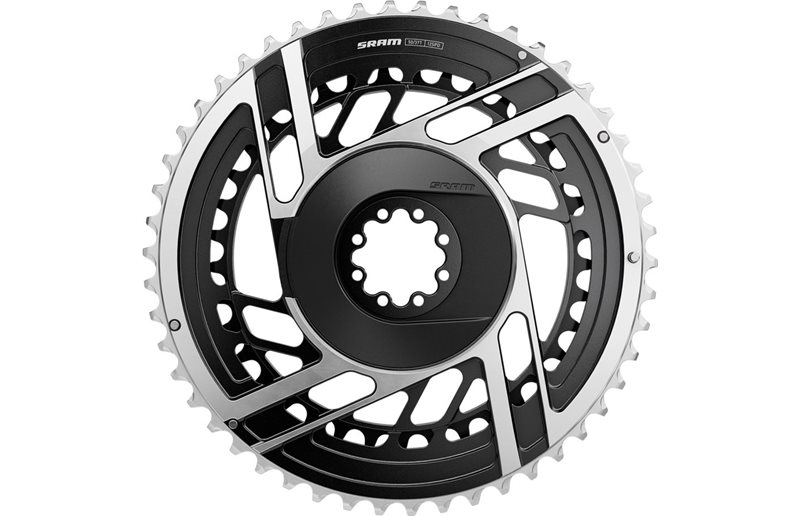 Eturatas SRAM Red E1 2x Non-Powermeter Chainring Kit Musta/Hopea