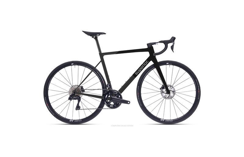 Racersykkel allround Superior RR 9.4 Matte Carbon/Black