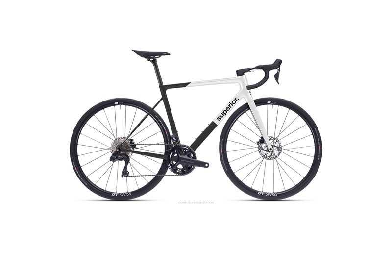 Maantiepyörä Superior RR 9.4 Matte Carbon/White