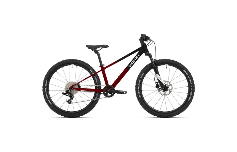 Lasten polkupyörä Superior TEAM 24 Gloss Red/Black