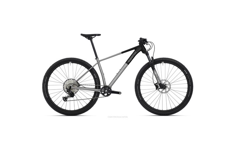 Maastopyörä Superior XP 6.6 Matte Brushed Alu/Black