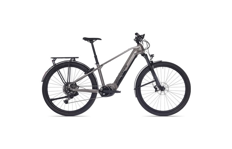 Sähkömaastopyörä Rock Machine eBlizz B90T Gloss Stone Grey
