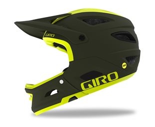 Sykkelhjelm GIRO Switchblade Mips Mat Olive Citron