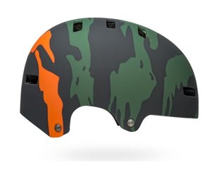 Cykelhjälm BELL SPAN Mat Green/Orange Ravine