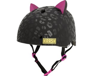 Sykkelhjelm KRASH FS 8.1Black Leopard Kitty