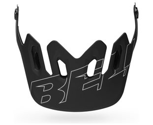 BELL SUPER 3R/3 Visor Mat Black/White