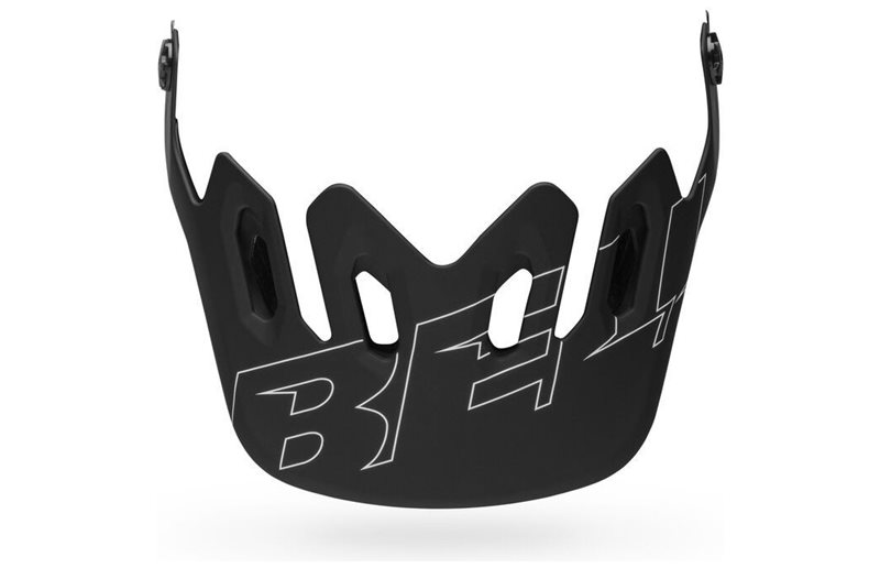 BELL SUPER 3R/3 Visor Mat Black/White