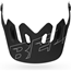 BELL SUPER 3R/3 Visor Mat Black/White