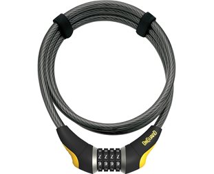 Vaierlås ONGUARD Cable Lock Akita Combo 185x12mm