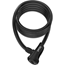 Vajerlås ONGUARD Coil Cable Lock Neon Series Black 180x12mm