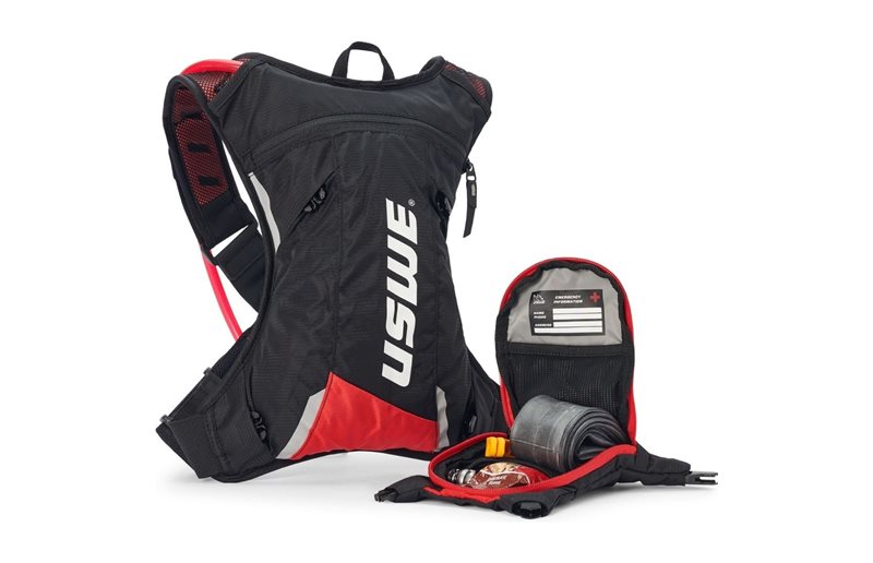 Væskesystem USWE Terrengsykkel Hydro 3L Hydration Pack Black/Red