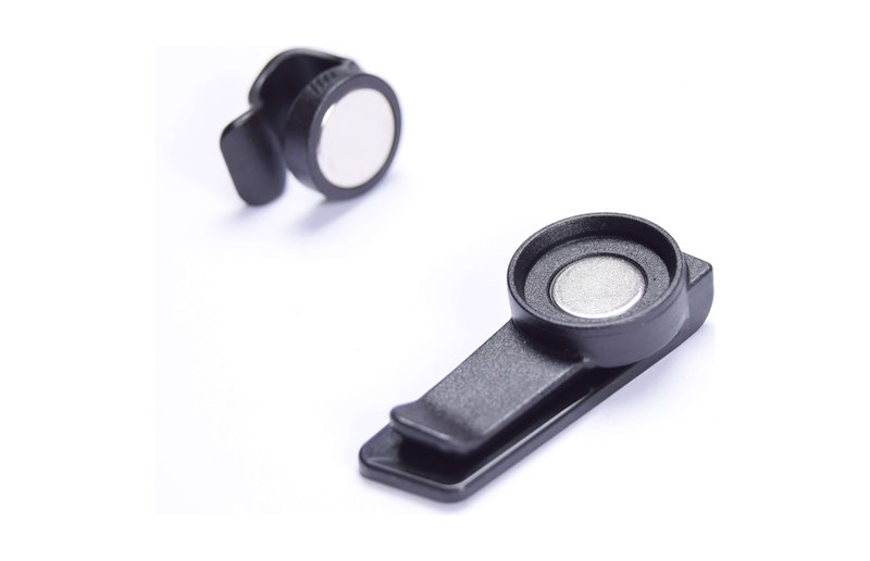 Juomaletkun pidike USWE Magnetic Tube Clip Musta