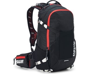 Ryggsekk USWE Flow 16L Terrengsykkel Protector Pack Black/Uswe Red