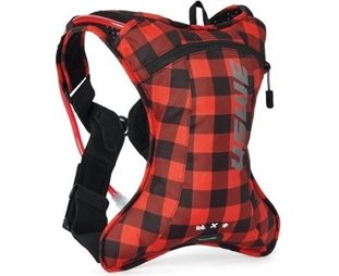 Ryggsekk USWE Outlander Cross country 2L Hydration Pack Flannel Red/Black