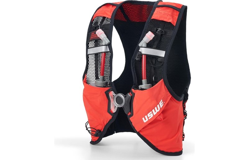 Vätskeryggsäck USWE Pace 8L Trail Running Vest Red/Black