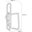 Juomapulloteline BLACKBURN Chicane Cage Stainless Steel