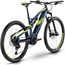 El MTB Raymon FullRay 130E 6.0 Dark Blue/Lime/Grey