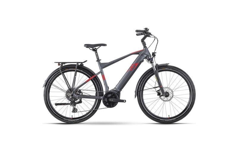 Elsykkel hybrid Raymon TourRay E 6.0 High Antracite/Red/Black