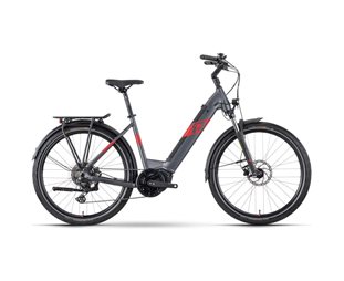 Hybridcykel el Raymon TourRay E 6.0 Low Antracite/Red/Black