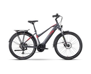 Hybridcykel el Raymon TourRay E 6.0 Mid Antracite/Red/Black