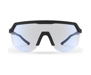 Sykkelbriller Spektrum Blank Black-Photochromic Blue Revo