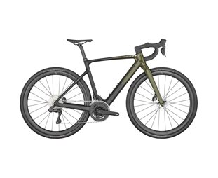 Maantie sähköpyörä Scott Solace eRIDE 20 SAMPLE Candy Green Yellow Flakes