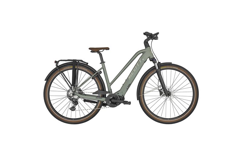 Hybridcykel el Scott Sub Sport eRIDE 20 Lady SAMPLE Highland Green