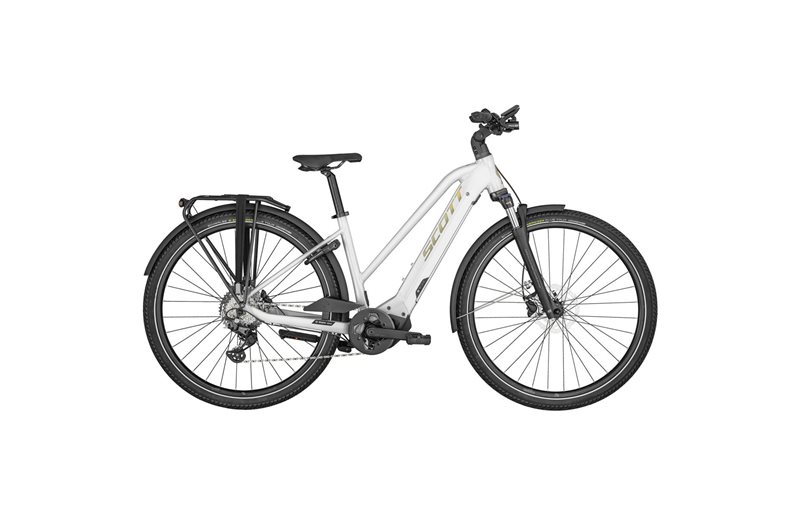 Hybridcykel el Scott Sub Sport eRIDE 20 Lady SAMPLE Sparkle White