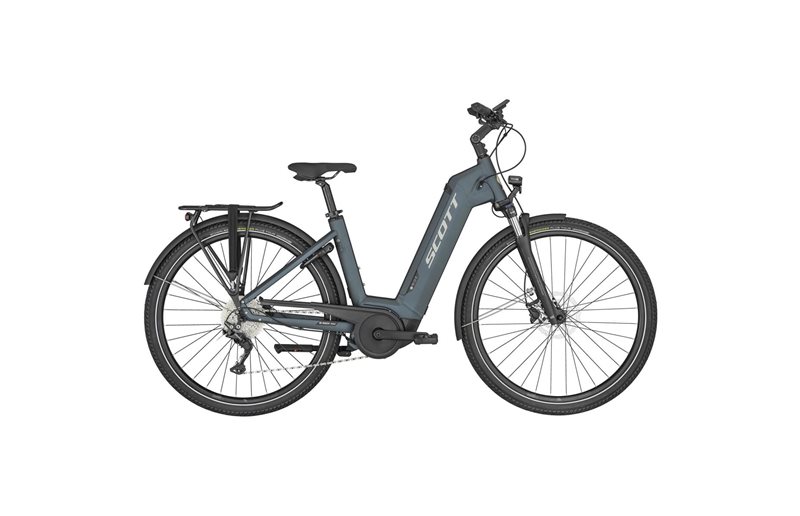 Hybridcykel el Scott Sub Tour eRIDE 10 Unisex SAMPLE Petrol Blue