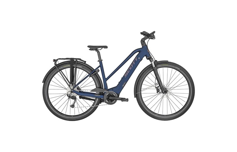 Hybridcykel el Scott Sub Tour eRIDE 20 Lady SAMPLE Rift Blue