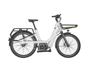 Lastcykel El Bergamont E-Cargoville Bakery Expert SAMPLE Shiny White