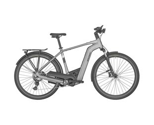 Sähköpyörä hybridi Bergamont E-Horizon Sport 6 Gent SAMPLE Matt Titanium Silver