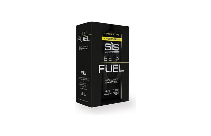 Energigel SIS Beta Fuel Gel+Nootrropics 6 x 60ml Citron & Lime