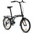 Kronan Hopfällbar Cykel Permis U6 20" 6-Växlad Svart