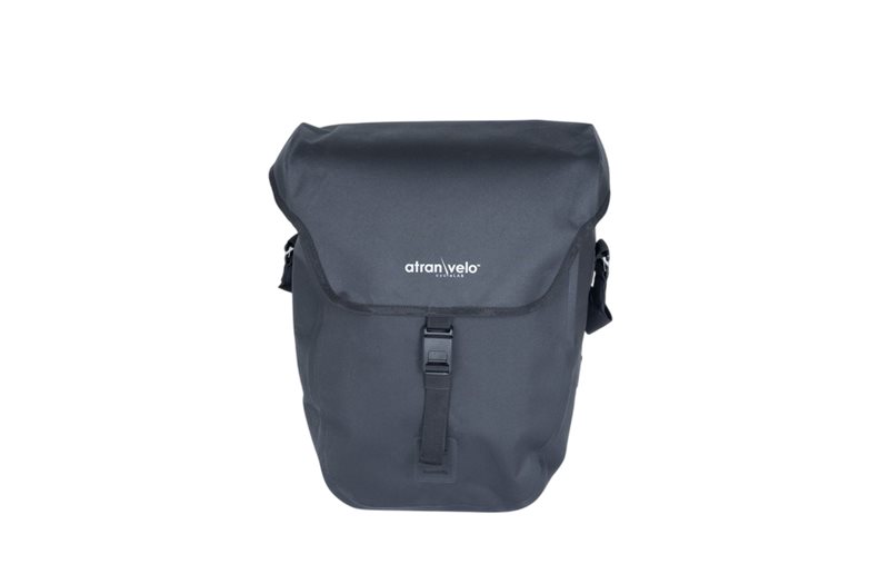 Cykelväska Pakethållare Atran Velo Commuter Sidobag Triple-X WP Black