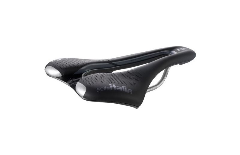 Gravel satula Selle Italia SLR Boost TI316 Superflow Musta