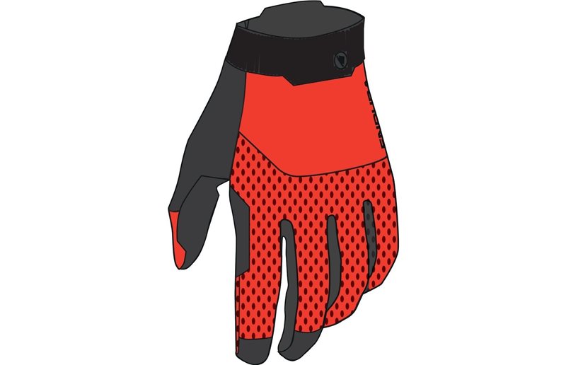 Pyöräilyhanskat Endura Loop Full Finger Glove Punainen