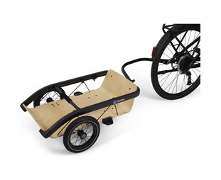 Cykelkärra Hamax Venture Cargo Playwood Plate Black