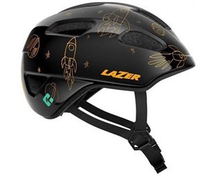 Lasten pyöräilykypärä Lazer Pnut 2.0 KinetiCore Grönt Spänne Flying Rocket